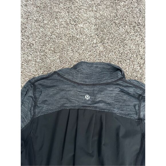 Lululemon Sun Runner Hybrid Half Zip Pullover Black 6 Ruffle Quick Dry Running - Picture 11 of 11